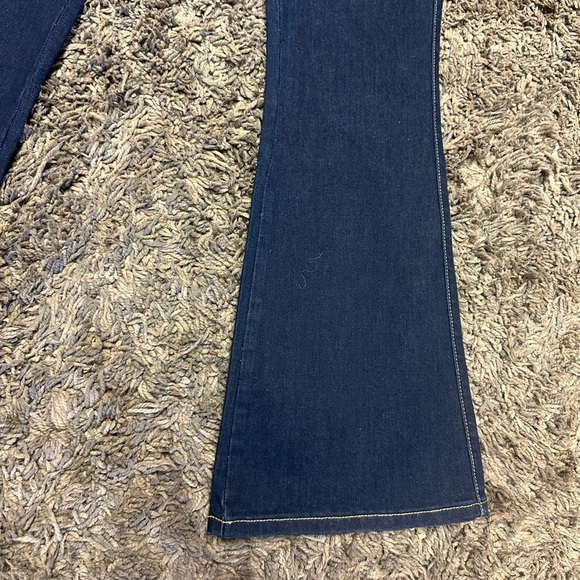 Vipones Womens High Rise Zip Fly Bootcut Denim jeans Blue Size 8 <<206>> - Picture 10 of 11